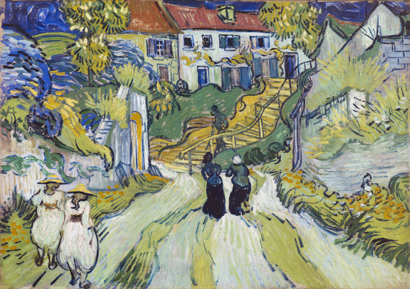 Vincent van Gogh's Stairway at Auvers